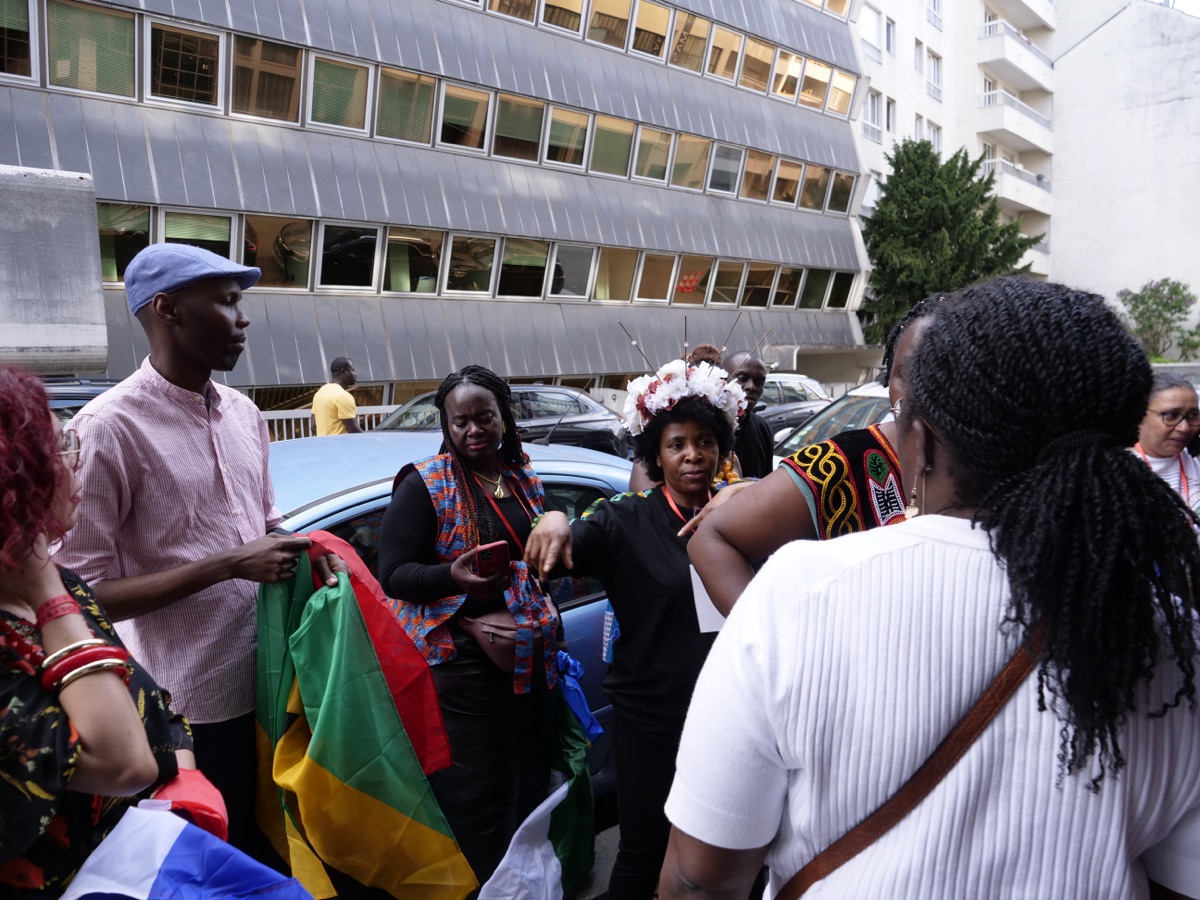 Visiteurs et exposants dans l'ambiance du Salon Made in Africa (photo d'illustration)